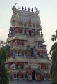 A colorful temple